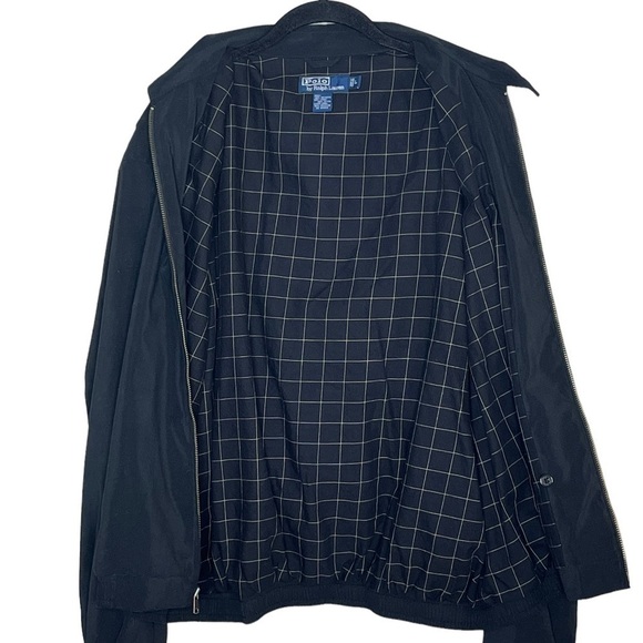 POLO RALPH LAUREN Black Poplin Jacket - Picture 4 of 7